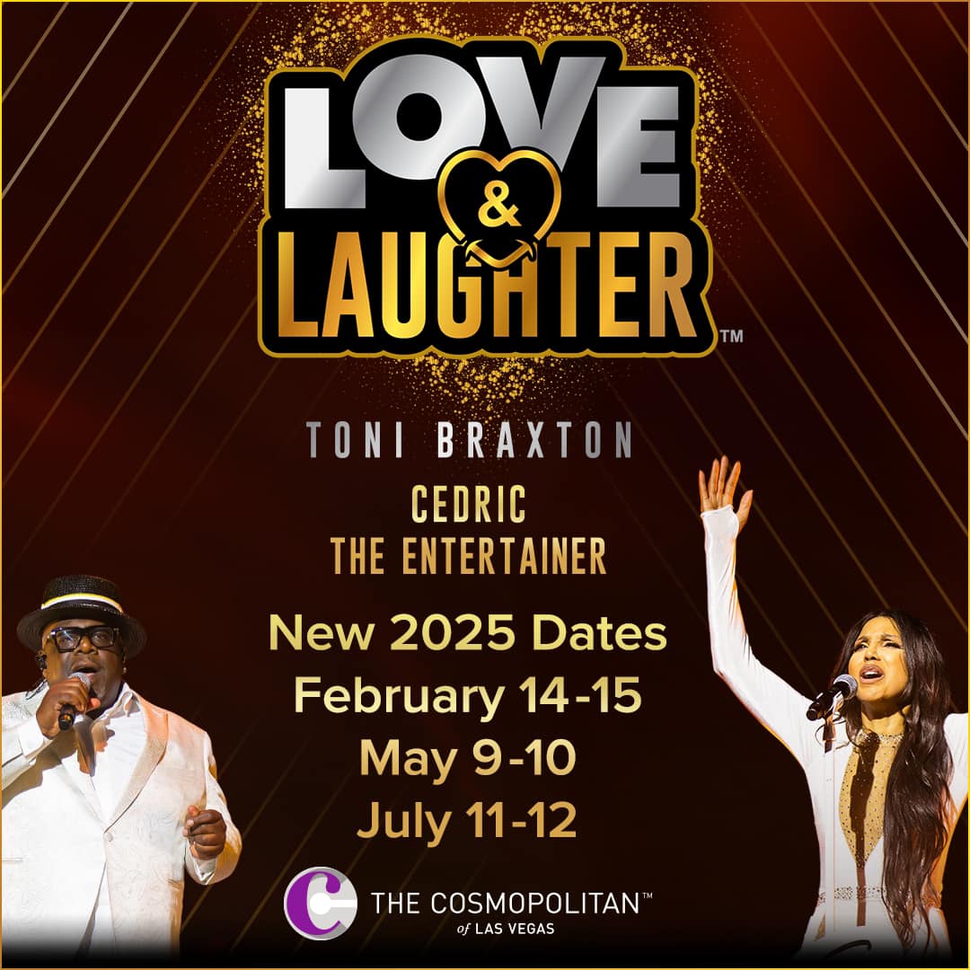 Toni Braxton Love & Laughter Tour Poster 2025